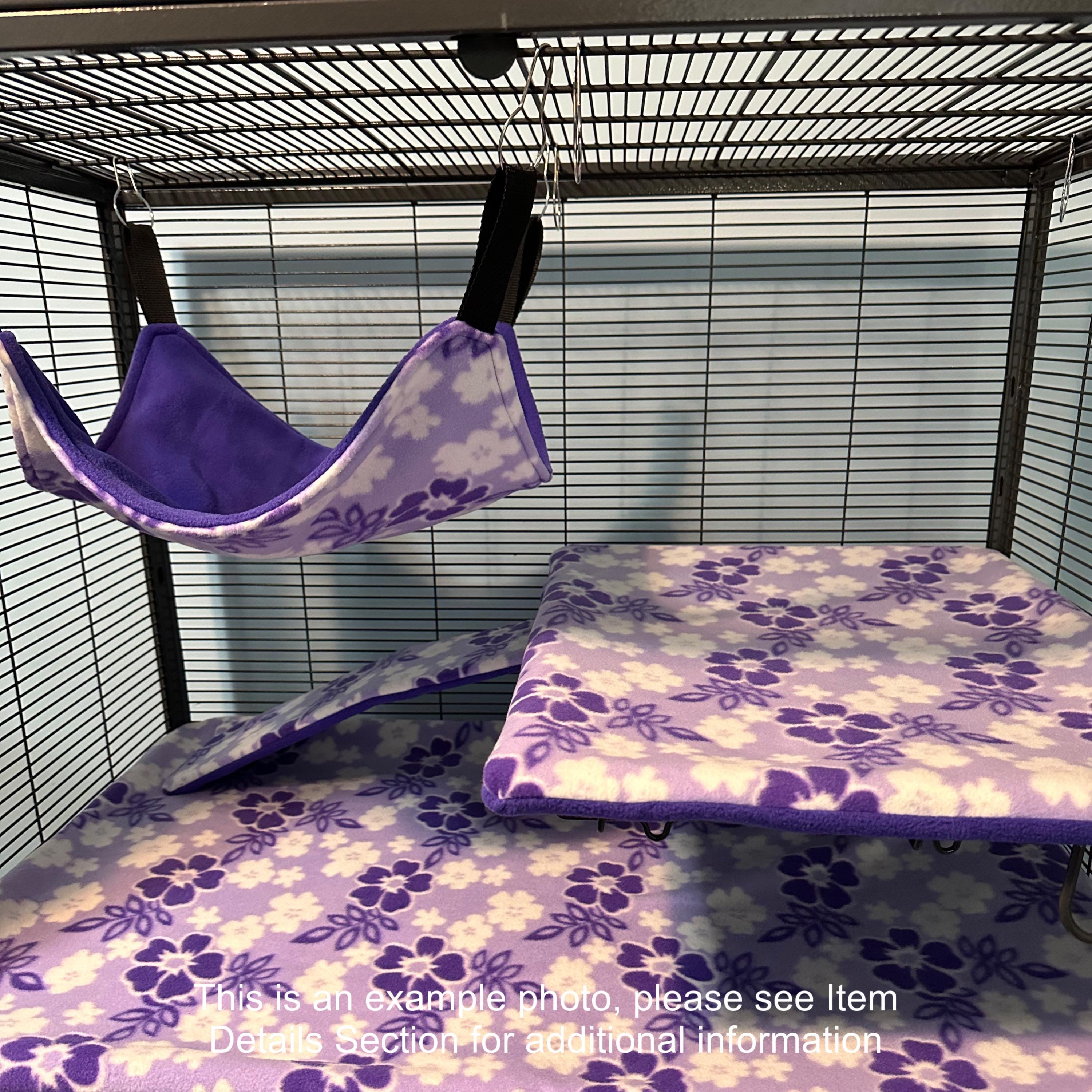 thumbnail image 2 of Large Fleece/Mushroom Print Hammock For Ferret Nation & Critter Nation Cages 2 of 11