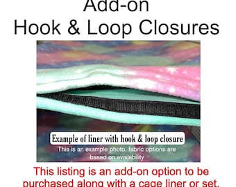 Add-on Hook & Loop Closure(s)  to your liner purchase