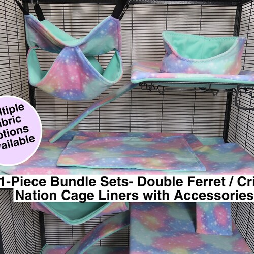 Double Story Ferret Nation / Critter Nation Cage Liner Sets Etsy
