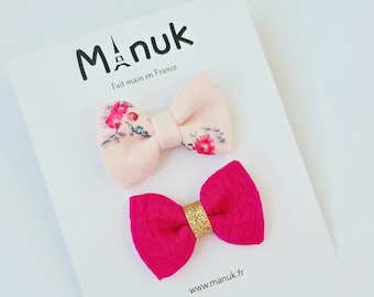 Set mit 2 Haarspangen, Baby-Haarband, Haarspange für Mädchen, Haargummi, rutschfeste Haarspange