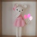 Narine reviewed Cute amigurumi Mouse Pink mouse Soft toys crochet mouse mouse dollS Animal dolls Crochet dolls Rose Pink Mouse Borthday gift Girls gift gift
