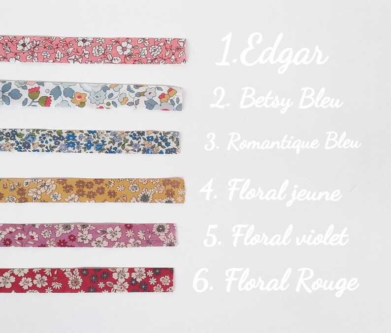 Barrettes Liberty Liberty hair bow Baby girl barrette Hair image 4