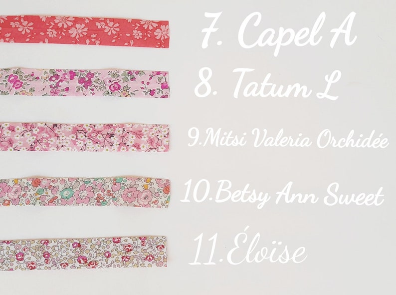 Barrettes Liberty Liberty hair bow Baby girl barrette Hair image 5