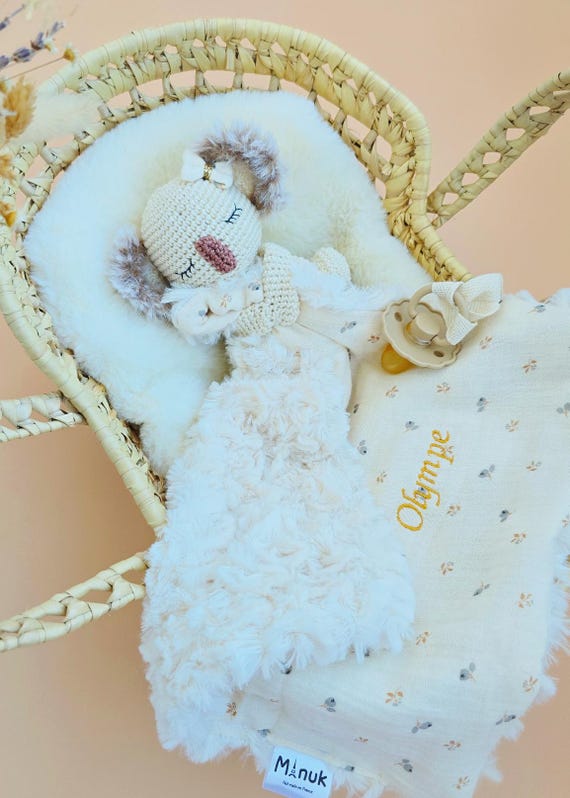 Personalized Koala Comforter, Comforter With Pacifier Clip