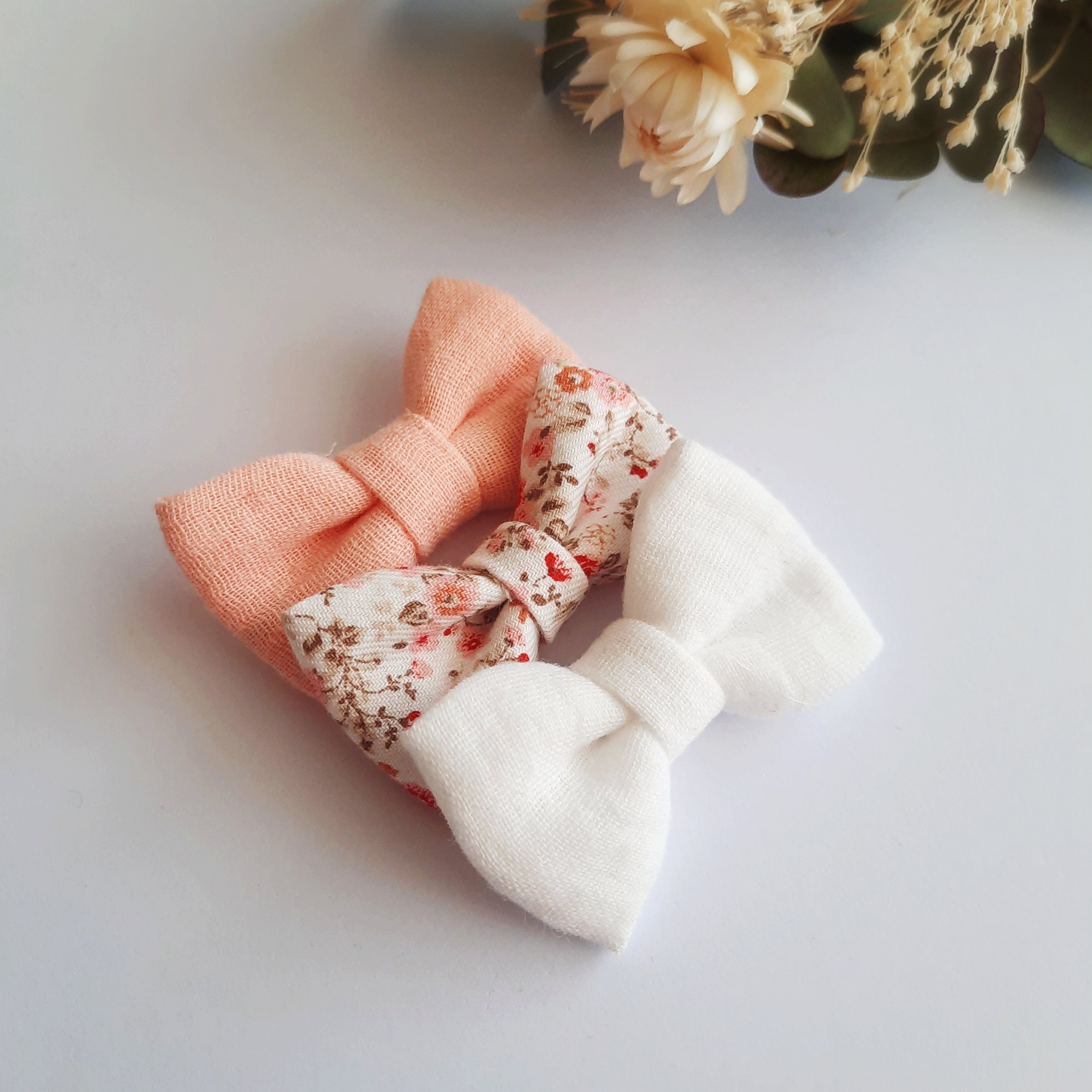 Hair bow set 3sts // 3-fach-Set mädchen Knoten Knoten Hair bow set 3sts // 3-fach-Set mädchen Knoten Knoten