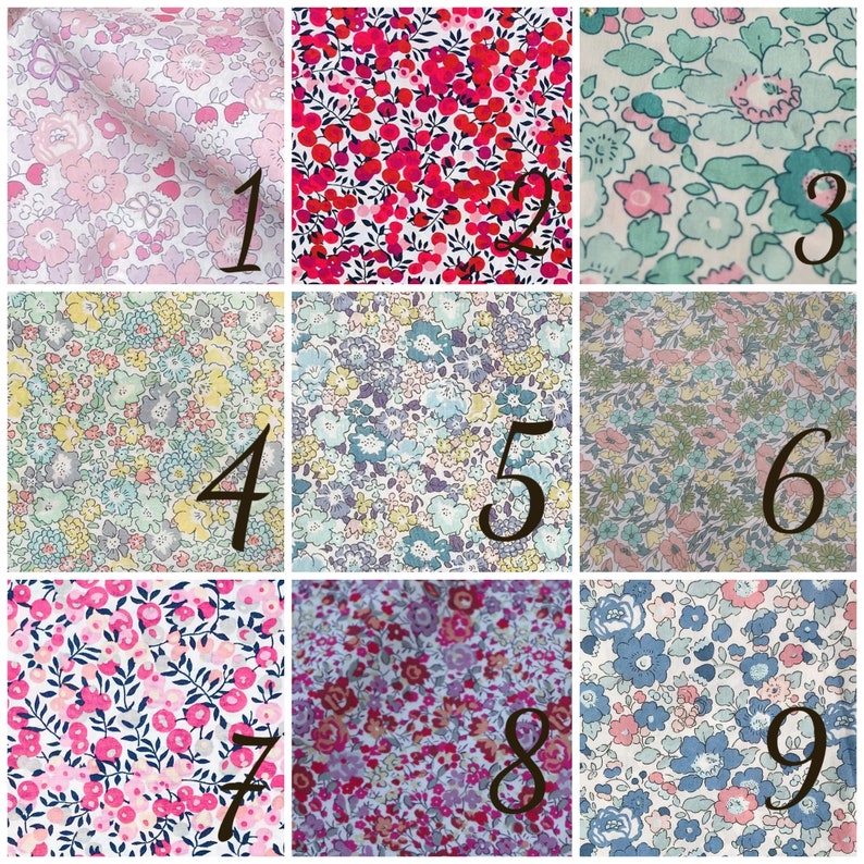Liberty of London headband, Girl's plastic floral headband, Colors available // Girl's headband, Liberty print headbands, One size image 2