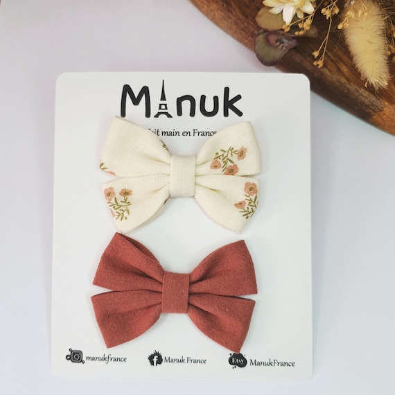 Fermagli Per Capelli A Fiocco Per Bambine - Mollette A Coccodrillo - Accessori Moda Per Piccole Principesse