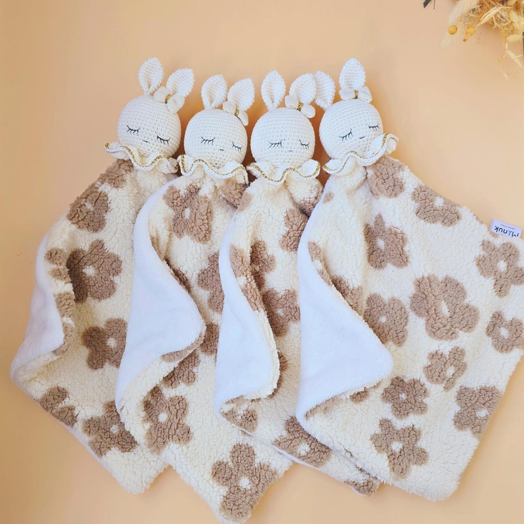 Personalized Bola Rabbit Comforter, Flat Comforter? Gift Idea for Birth ...
