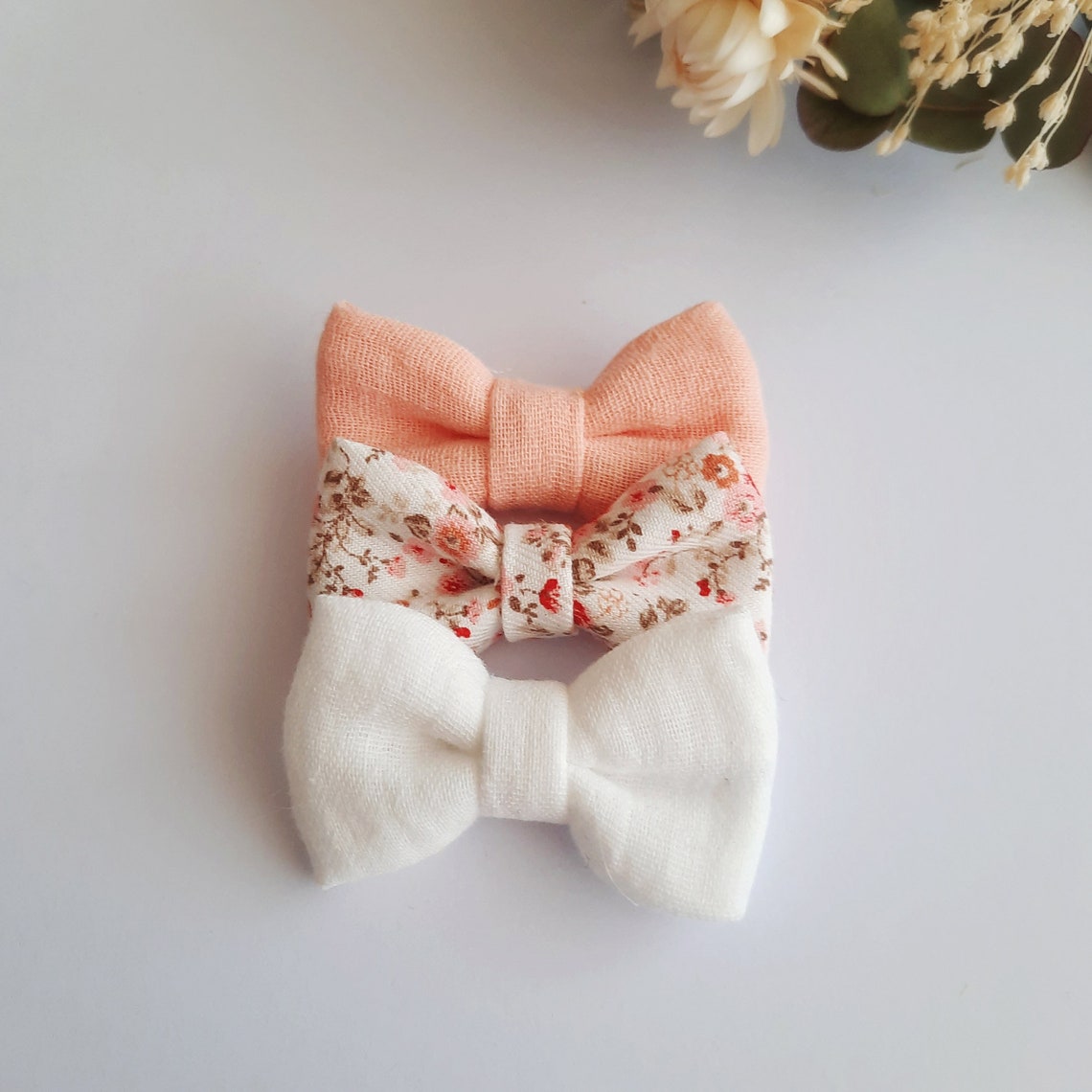 Hair bow set 3sts // 3-fach-Set mädchen Knoten Knoten Hair bow set 3sts // 3-fach-Set mädchen Knoten Knoten