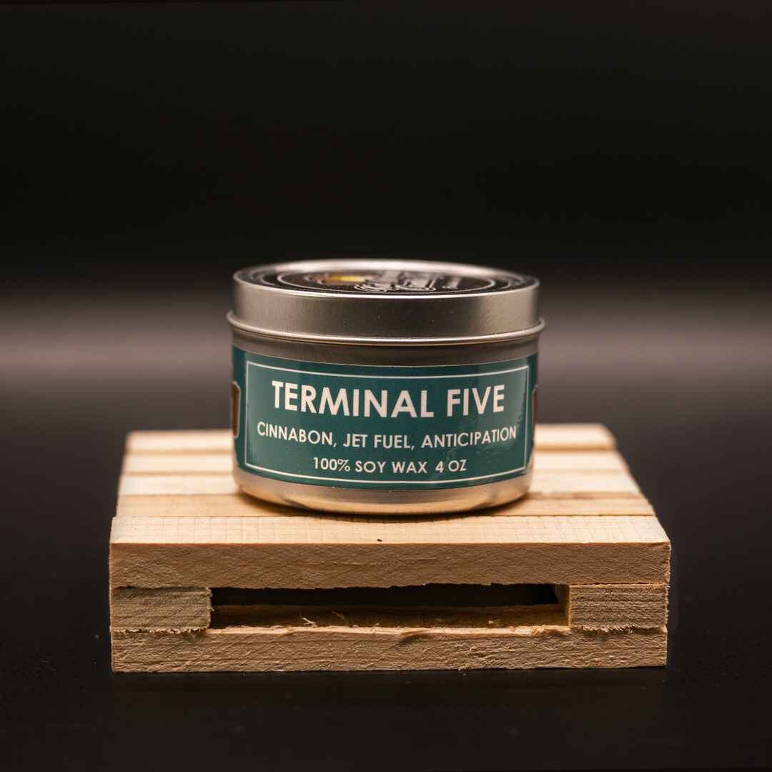 Terminal Five Scented Candle Free Shipping Soy Candles Plant Based