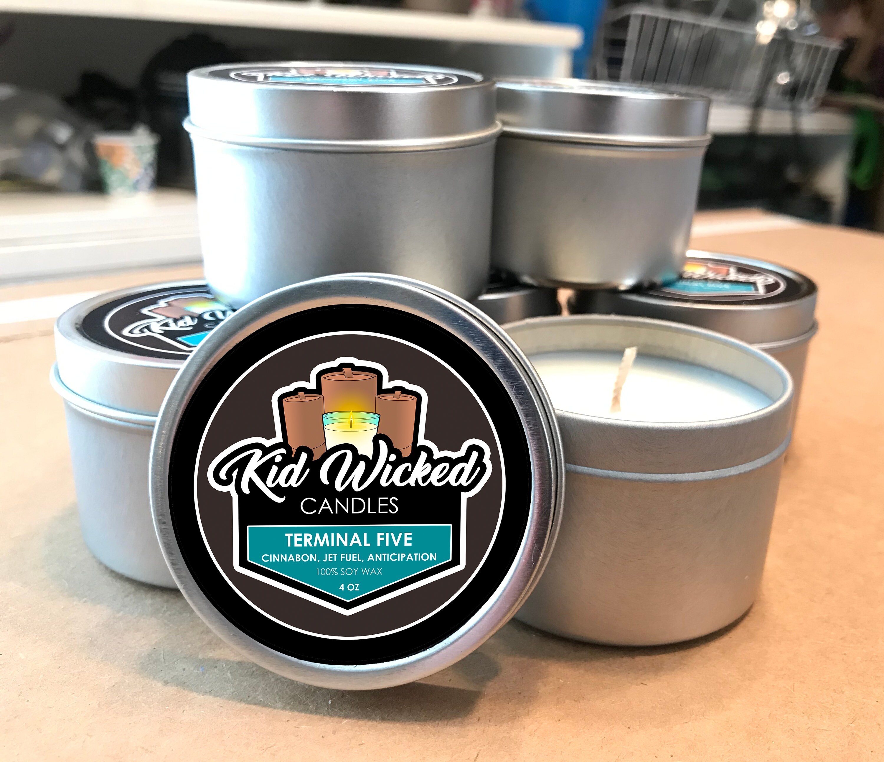 Terminal Five Scented Candle Free Shipping Soy Candles Etsy