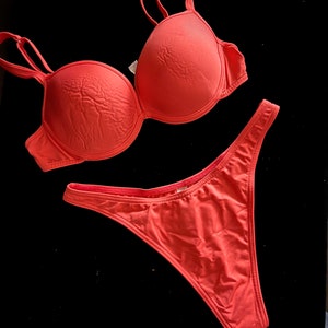 vintage Rasurel by Lejaby Y2K plunge tanga Bikini 80&#39;s inspired