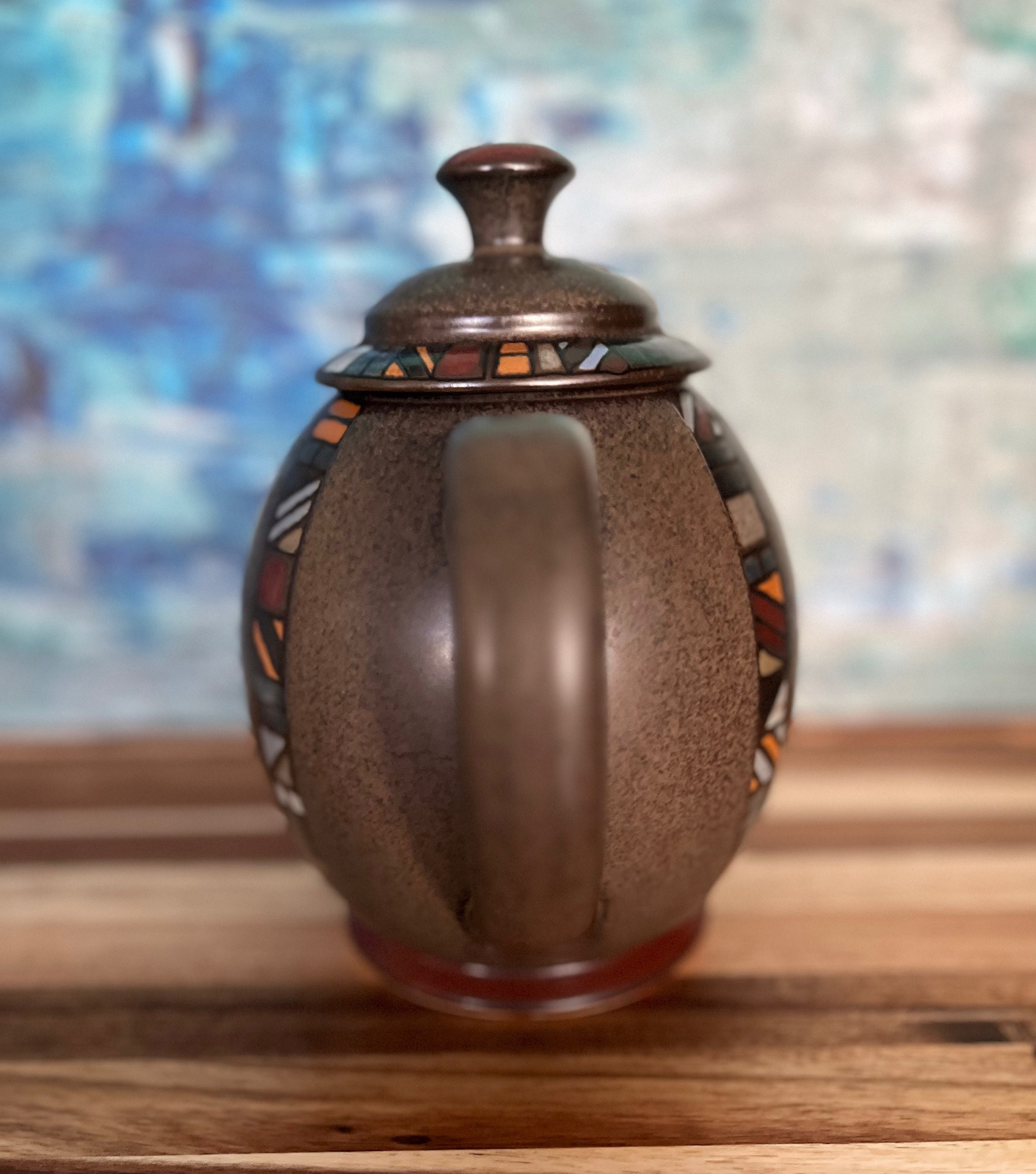 Vintage Denby Marrakesh Pattern Teapot 1992 England Etsy