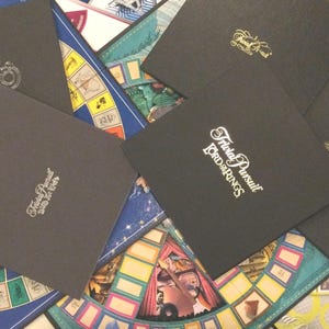 TRIVIAL PURSUIT game boards, various editions, various years, replacement or crafts