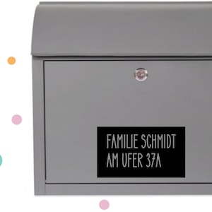 Sticker for mailbox * Name sticker * 3 sizes