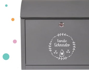 Cassetta Delle Lettere Antracite, Personalizzabile Con Nome E Numero - Foto 3