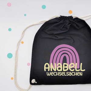Backpack * Gym Bag * with Name & Rainbow