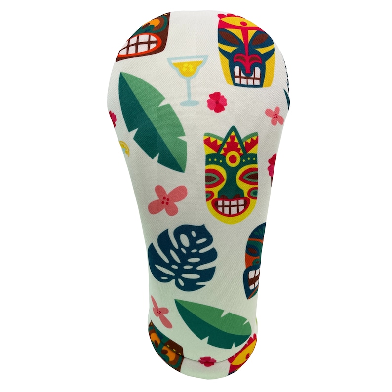 Hawaiian Tiki Masks Club Headcovers With Corresponding Numbers Etsy