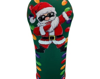 Merry Christmas Santa-Golf Club Headcovers for Driver, Fairway, Hybrid Sizes. All Sold Separately. Handmade by BeeJo's