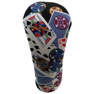 Colección Casino (4 variaciones): fundas para palos de golf BEEJO'S para tamaños Driver, Fairway e híbridos. Todo se vende por separado
