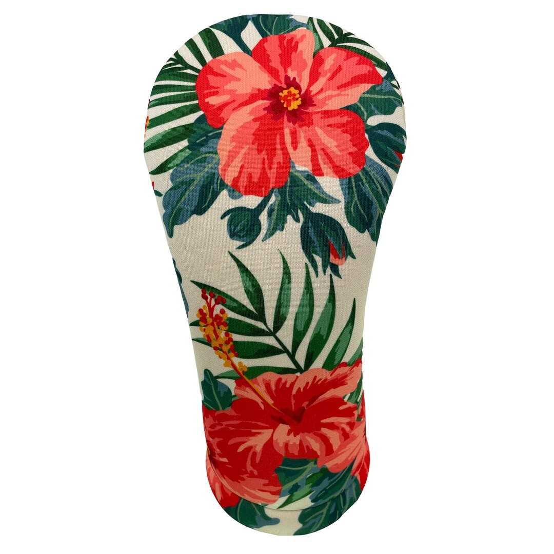 Hawaiian Red Flowers Golf Club Headcovers W/ Corresponding Etsy