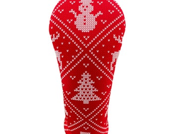 Ugly Christmas Sweater Collection(4 Variations)-BEEJO’S Golf Club Headcovers for Driver, Fairway, Hybrid Sizes. All Sold Separately