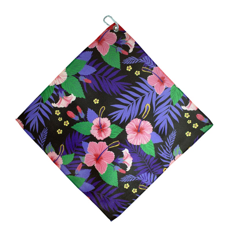 Hawaiian Purple Flowers Golf Club Headcovers W/ Corresponding Etsy