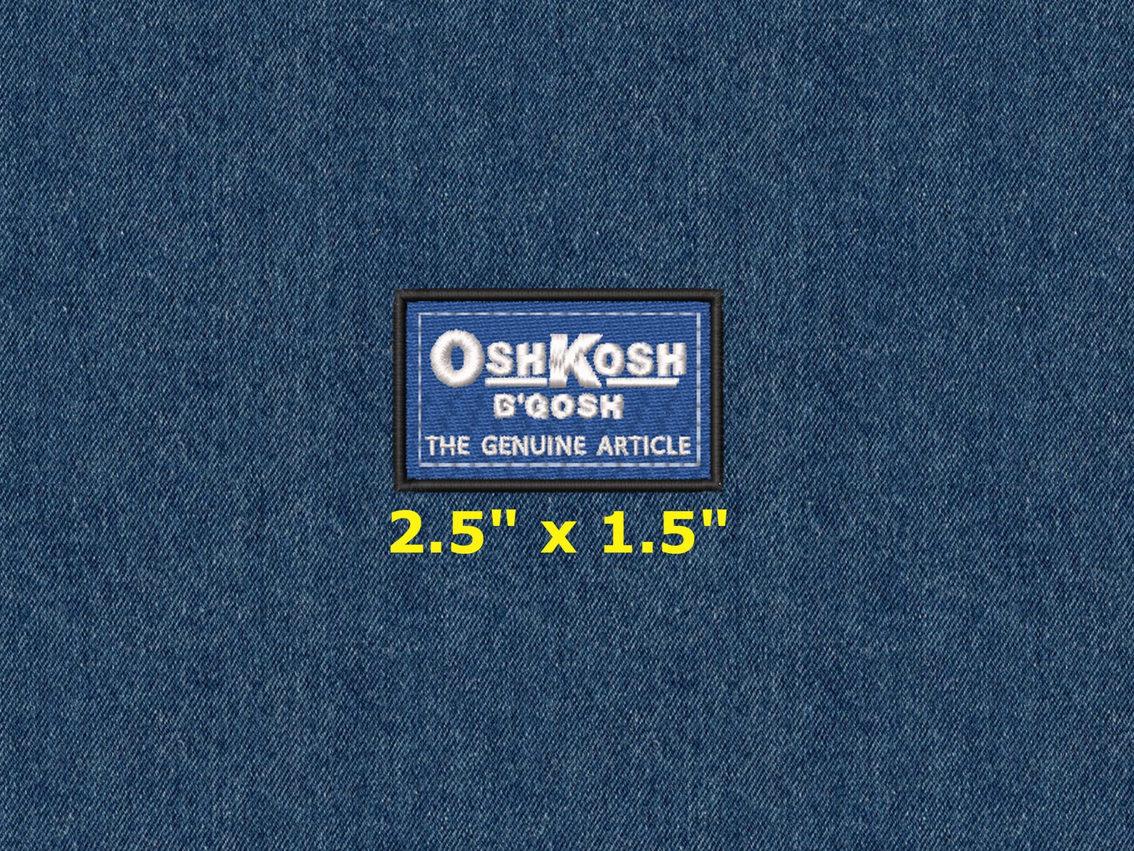OshKosh B'Gosh Label Logo Bordado Parche 2.5 x Etsy