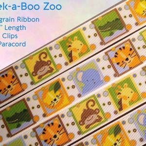Clip de chupete para adultos Peek-a-Boo Zoo - Color personalizado - (ABDL, DDLG, Babyfur, Agere, Little, Kiddo, Paci Clip) personalizado