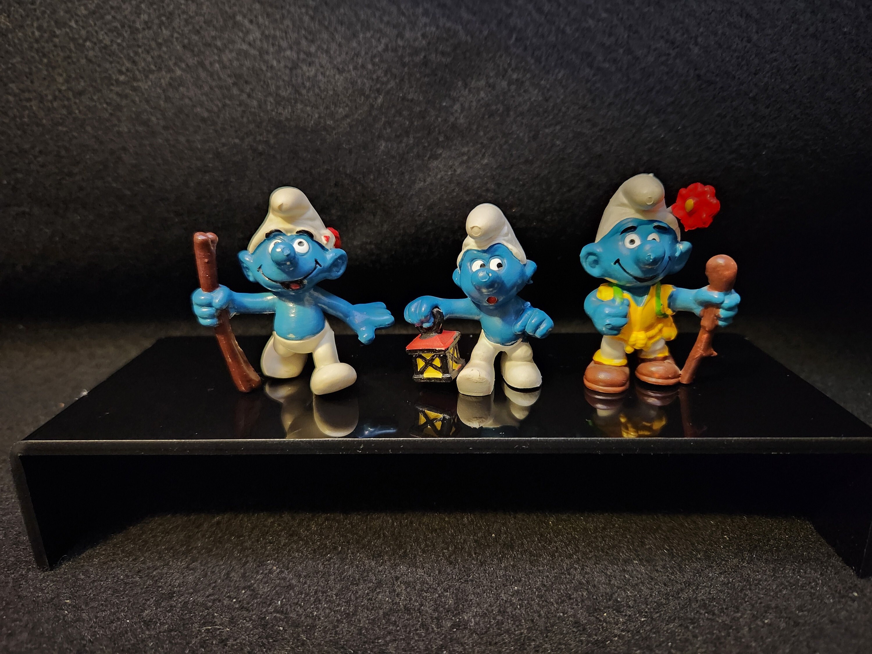 Vintage Toys, Collectible, SMURFS 1990, FOOTBALL Smurfs, Complete