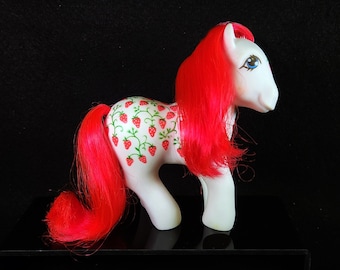 TAF Sugarberry – G1 Vintage My Little Pony – Doppelt so schicke Erdbeere – Jahr 5 Hong Kong – MLP Earth Pony