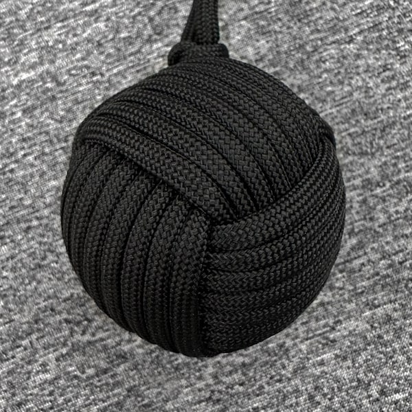 Paracord monkey fist [gorilla fist] long- 1.5” steel core