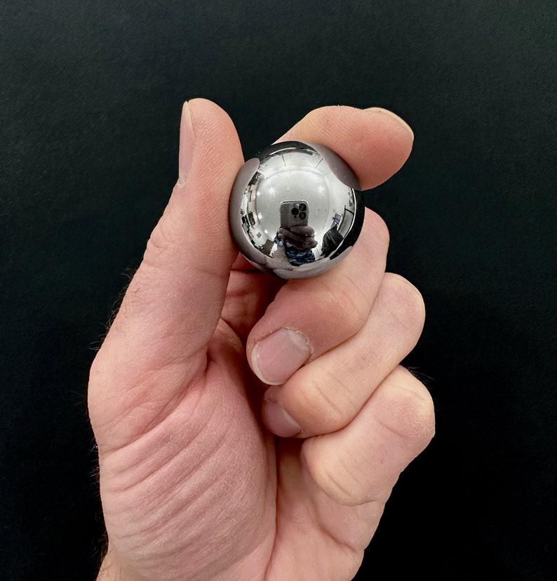 Ballbaron 1-5/8 Inch Chrome Steel Monkey Fist Core – Made In USA