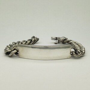 Elco sterling deals silver id bracelet