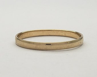 Vintage KEEPSAKE 10K Solid Gold Ehering Band 1/8"breit 0,9 Gramm Größe 6-3/4 MH-4503 GR (#5)