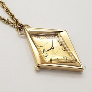 Mid-century Modern WALTHAM Gold-tone Base Metal Manual Wind  display picture 1