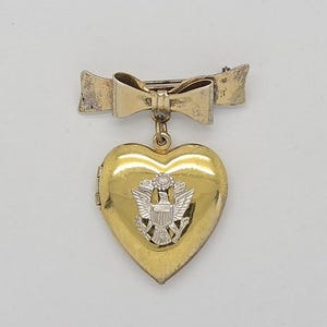 40s スウィートハートジュエリー WW2 シルバー US ARMY イーグル