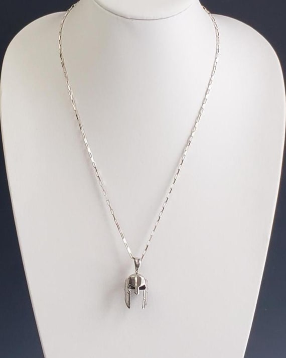 Vintage Solid Sterling Silver Ancient Greek Spart… - image 2