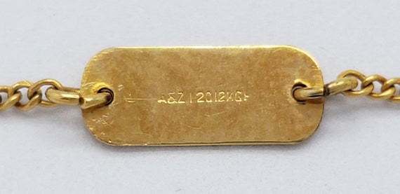 Vintage A&Z Chain Co. 1/20 12K Gold-filled Curb Chain Petite Vintage A&Z Chain Co. 1/20 12K Gold-filled Curb Chain Petite