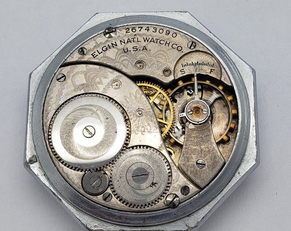 Antique ELGIN Pocket Watch Grade No. 303 Model No… - image 4