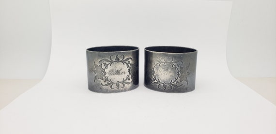 Anelli Portatovaglioli Ovale In Filo, Placcati Argento – Set Da 6 In Elegante Confezione Regalo