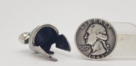 Vintage Solid Sterling Silver Ancient Greek Spart… - image 10