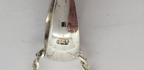 Vintage Large Rectangle Jasper Solid Sterling Sil… - image 10