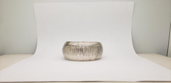 LEACH & GARNER Solid Sterling Silver Large Flexib… - image 2