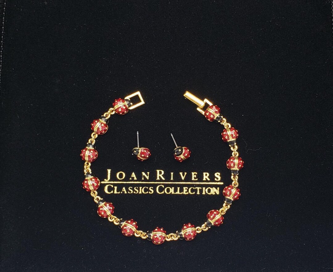 Vintage JOAN RIVERS Classics Collection Gold-tone Ladybug Bracelet ...
