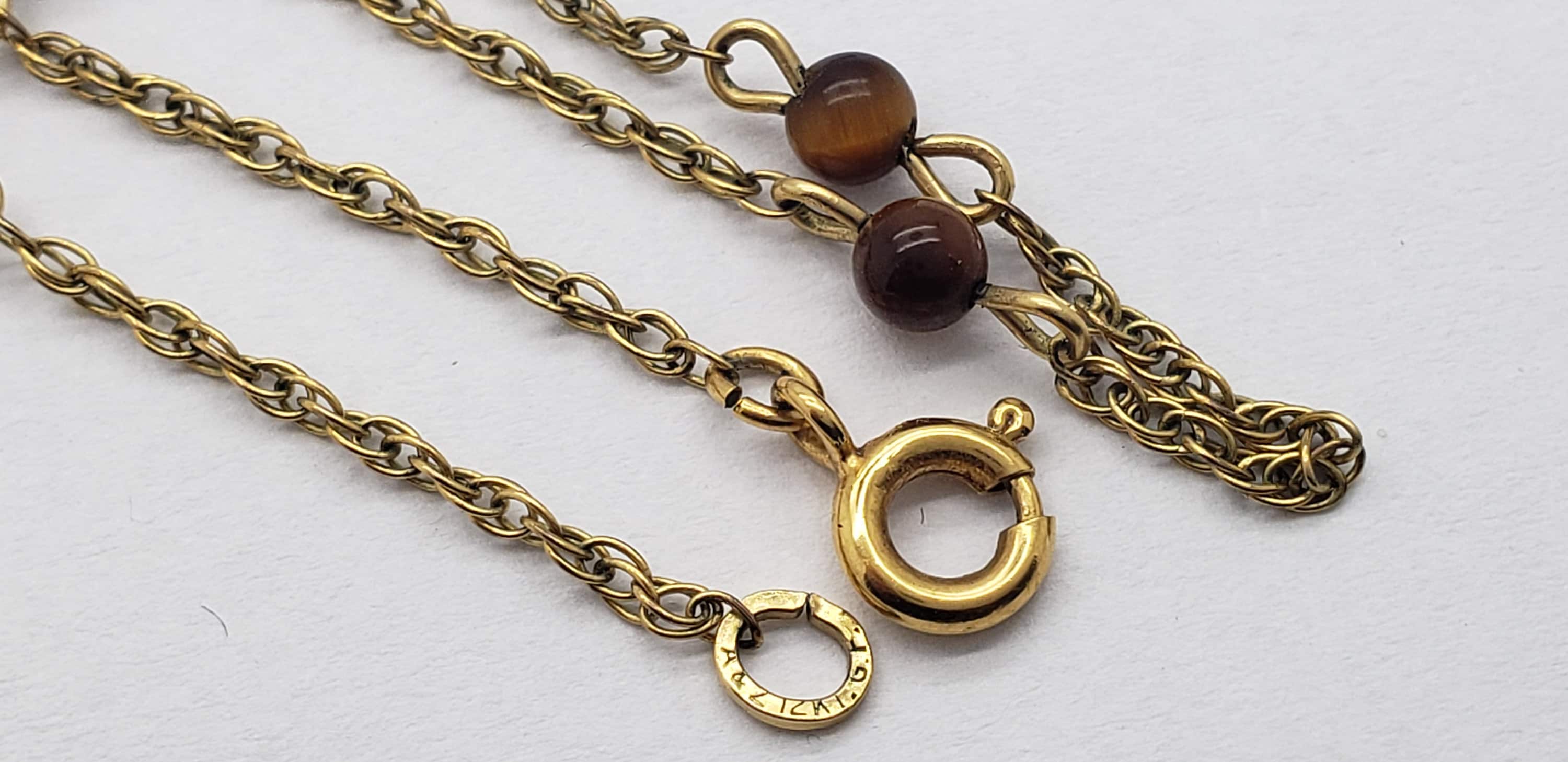 a King&Prince Vintage A&Z Co. 12K Gold-filled Prince of Wales Chain