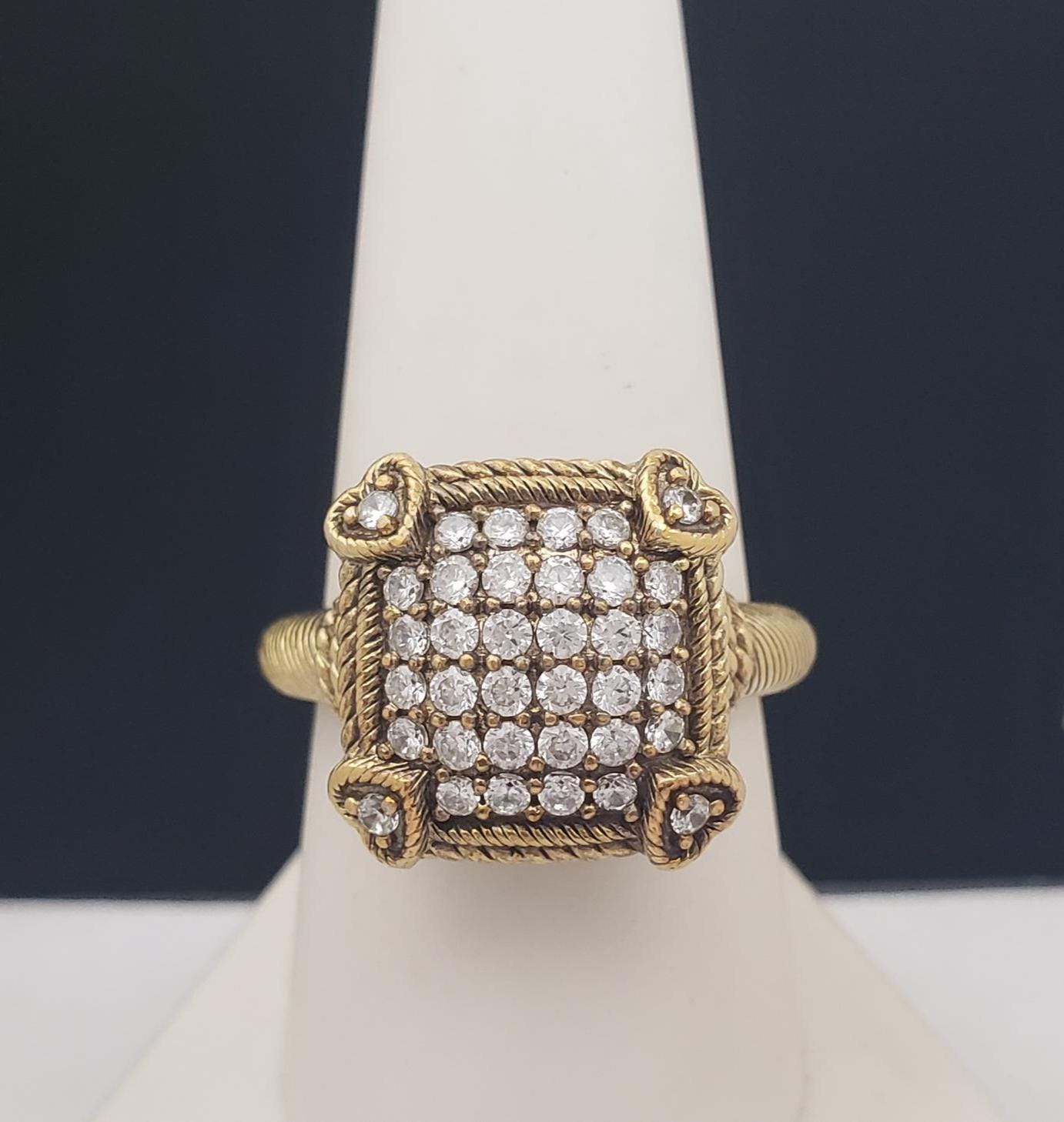 JUDITH RIPKA ジュディス・リプカ　ペリドット　リング11号 Judith ripka ring - Etsy 日本