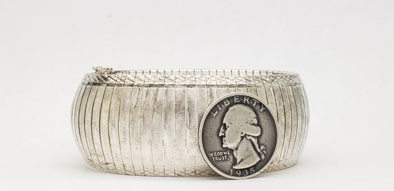 LEACH & GARNER Solid Sterling Silver Large Flexib… - image 4