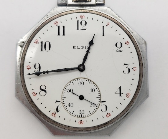 Antique ELGIN Pocket Watch Grade No. 303 Model No… - image 6