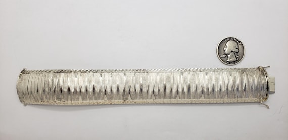 LEACH & GARNER Solid Sterling Silver Large Flexib… - image 8